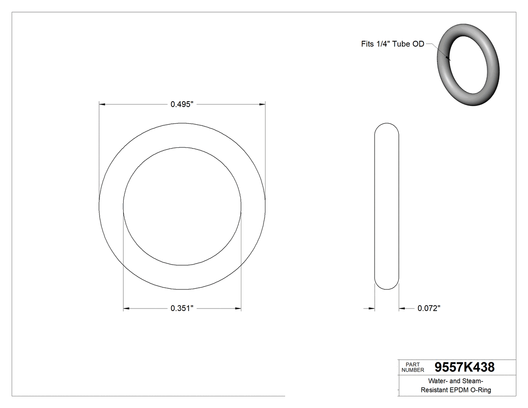 Technical drawing - 9557K438